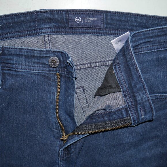 Adriano Goldschmied Men's Size 36x34 Tellis Cloud Soft Slim Fit Jeans Dark Wash - Picture 9 of 13